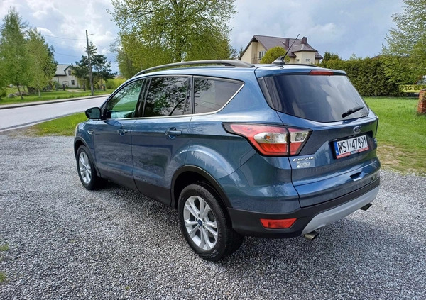 Ford Kuga cena 63900 przebieg: 26117, rok produkcji 2018 z Siedlce małe 92